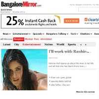 today Bangalore Mirror Newspaper